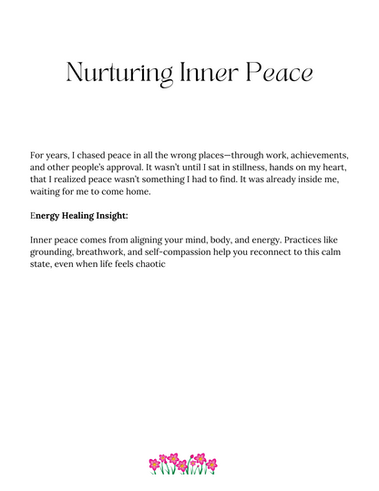 Journal for Emotional Healing, Clarity and Letting Go
